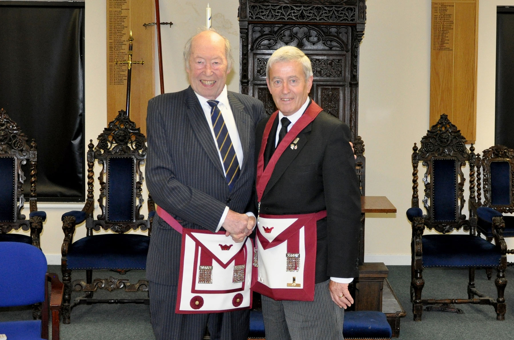 Official Visit by the Deputy Provincial Grand Master to Archbishop Æthelhelm Court