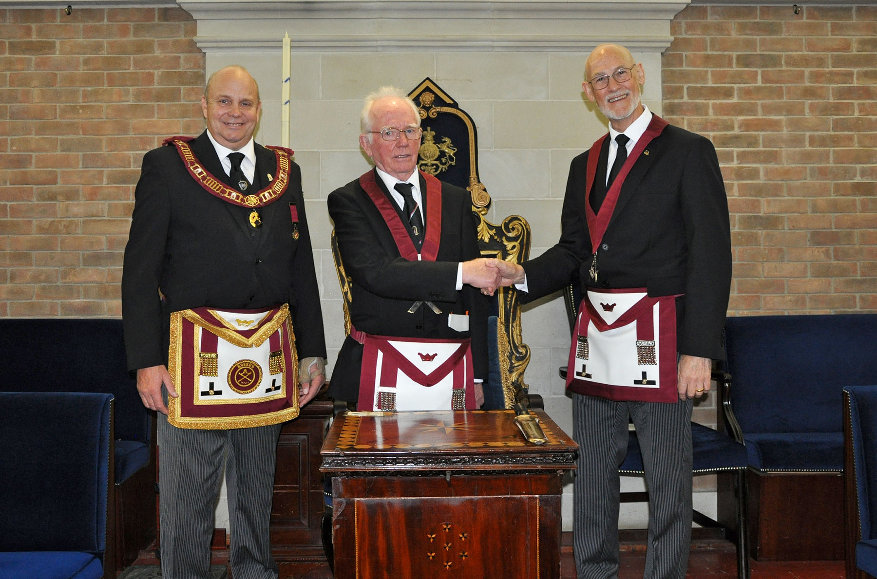 Official Visit by the Deputy Provincial Grand Master to The Court of King Alfred the Great