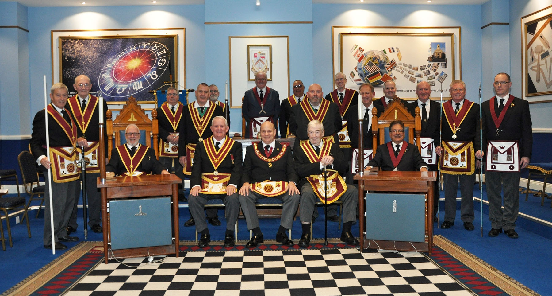Official Visit by the Deputy Provincial Grand Master to the Court of Sion Abbey