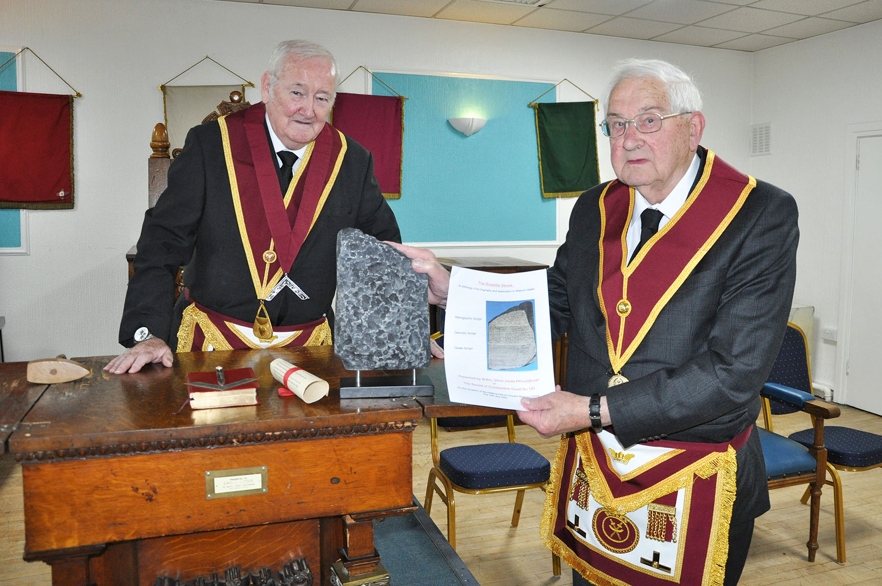 A further advancement in Masonic knowledge at the Sword of Constantine Court